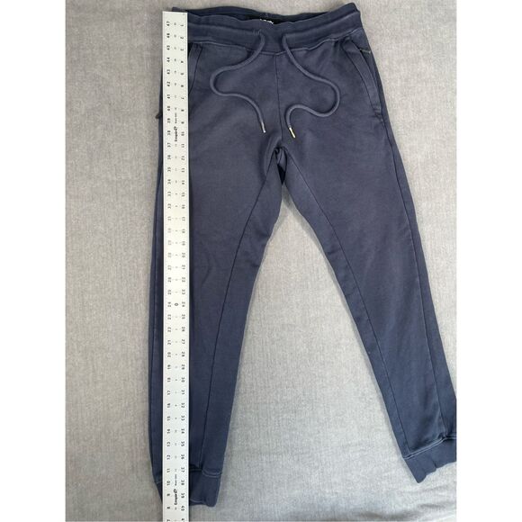 Jordan Craig Jogger Sweatpants Mens L Navy Fleece Tapered Athletic Fit Pockets - Picture 2 of 8